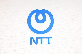 NTT signage and logo